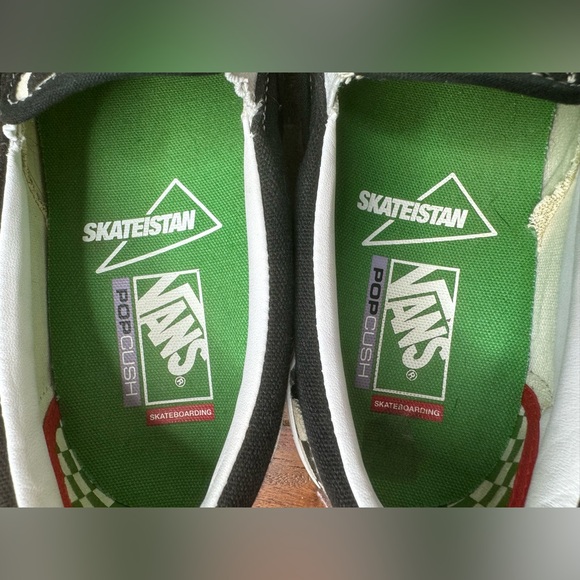 Vans x Skateistan Checker Board Slip On Skate shoes sunshine collab collectors - Picture 9 of 9